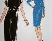 Uncut Retro Kwik Sew Dress in Chic Classic 1980's 1990's Style in Small, Medium, Large and Extra Large