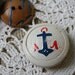 Vintage Wooden Button Collection for Boy