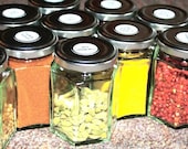 SPICE Labels  -- Perfect for Moms Kitchen -- Waterproof and Durable