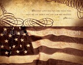 MILITARY Keepsake Art 8x10 Fine Art Print Family and Job Category