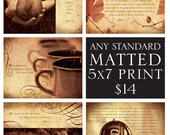 Inspirational Art by Life Verse Design Standard Print in 5x7 MATTED YOUR CHOICE