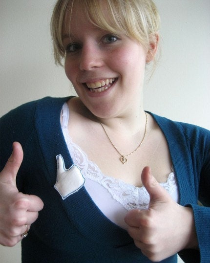 Thumbs Up Brooch