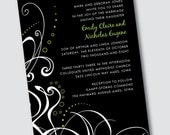 Wedding invitation Emily - Sample Available
