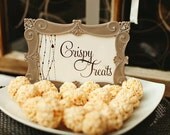 Wedding Reception Signs - Reserved, Candy Table, Buffet, Guest Book, Etc.