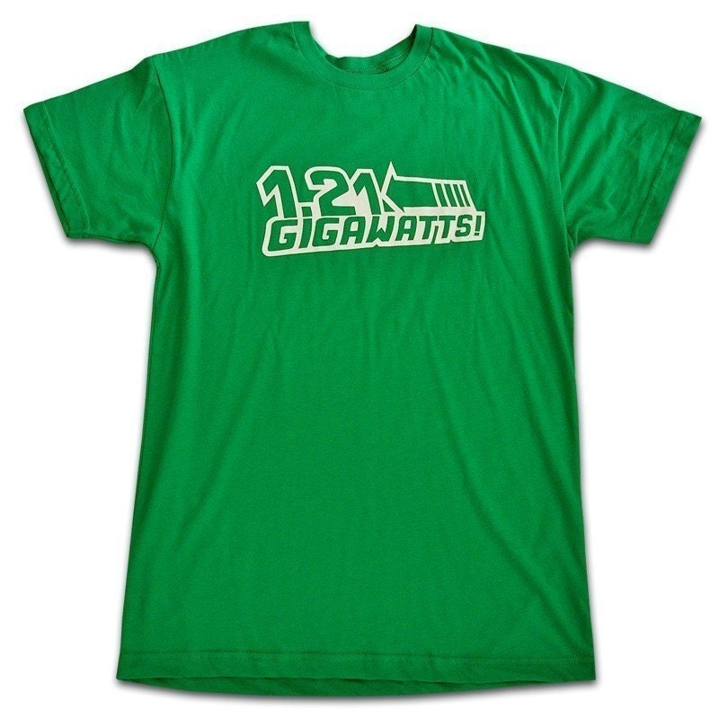 Back to the Future 1.21 Gigawatts movie T-shirt M