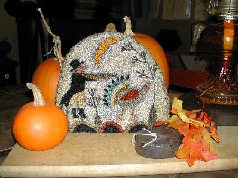 Turkey Shoot - Primitive Needle Punch Pattern from Notforgotten Farm - Etsy Folk