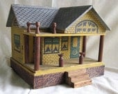 Antique Converse Victorian Doll House with Original Stenciling