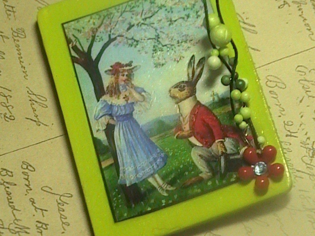The Proposal mixed media magnet