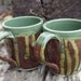 Dripping Lime Mugs Set of 2