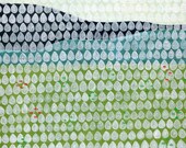 archival fine art giclee print . semi abstract landscape . mist with flowers
