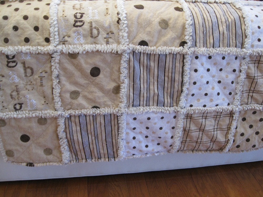 All Flannel Rag Quilt - Soft and Sweet for Young Boy