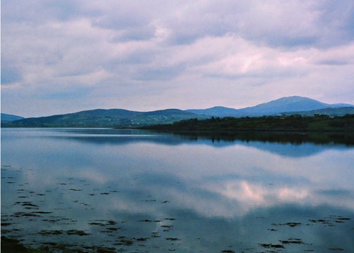 Landscape Ireland Photography Fine Art Blue Cloud Lake Evening Lustre 5 x 7 Photograph