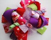 boutique LIL MERMAID FUNKY fun hair bow on an alligator clip