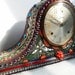 Glass Mosaic Antique Decorative Mantel Parlor Clock