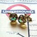 Hologram Cuff Links - Wedding Men's Jewelry - Rainbow Light Catcher Hologram Dragonfly Cufflinks - Men's Accessories