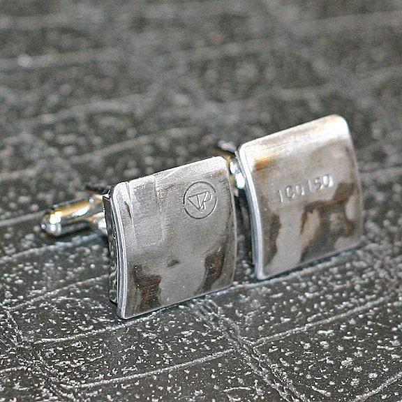 Car Engine Part CUFFLINKS -  FERRARI part - As featured in June 2011 edition of Autoweek magazine