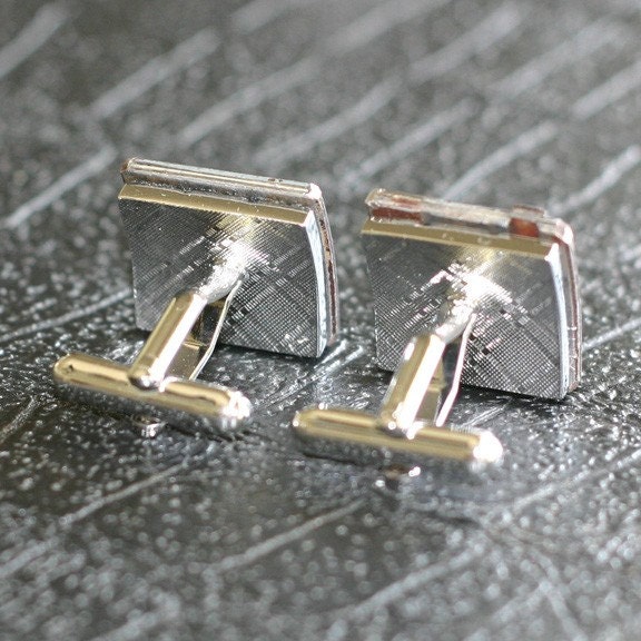 Car Engine Part CUFFLINKS - salvage vintage FORD part with original stampings of logo and part numbers