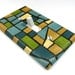 Turquoise Green and Blue Mosaic Tile Look Light Switch Cover Modern Home Decor Switchplate