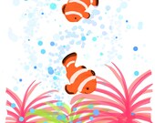 Clown Fish- 5x7 Glossy Art Print