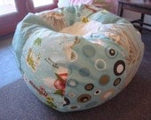 Tropical Hawaiian Vintage Style Postcard Bean Bag surf chair