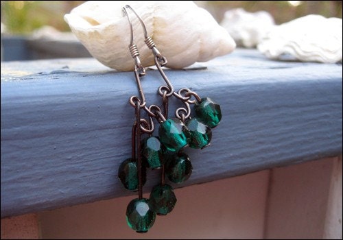 Christmas In July: Washington Coast Forest Earrings