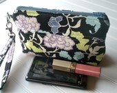 Wristlet with Detachable Strap Interior Slip Pockets Ships Immediately