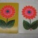 Vintage Playing Cards Bridge Ensemble - Hallmark Mod Flower Power Set