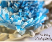 Little Boy Blue --ON THE FRINGE-- Handmade Crepe Paper Fringe