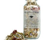 Woodland Moss -  Wood, Moss, Posies and Sea Mineral Bath Salts - NEW - Organic - Vegan - Fabulous 15.5 oz