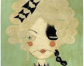 Lowbrow Art, New brow Art Print  (Masquerade)