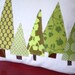 Pillow- Woodland Forest in Moss Green and Olive (insert included)