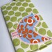 Snap Card Case - Lime Dots and Starling Bird