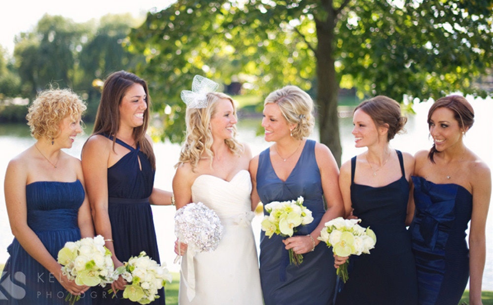 Classic pearl and rhinestone heirloom brooch bouquet  -- deposit on a made-to-order bridal brooch bouquet