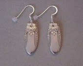 Spoon Jewelry Earrings 1937 FIRST LOVE - Vintage Silver Spoon Earrings