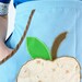 Apple Apron / Novelty Print Half Apron