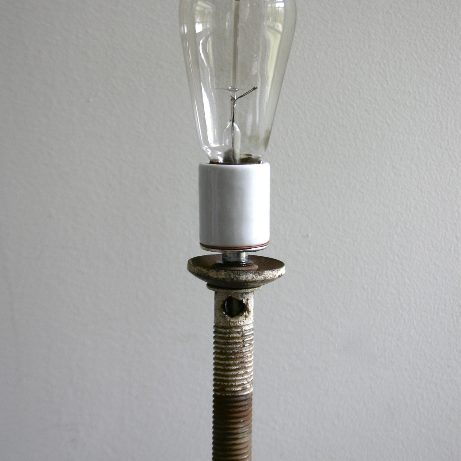 Pair Vintage Industrial Lamps OOAK