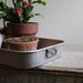 Vintage Industrial Metal Tray