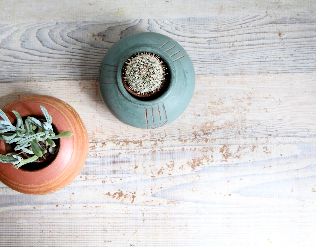 Vintage Southwestern Pottery Planters