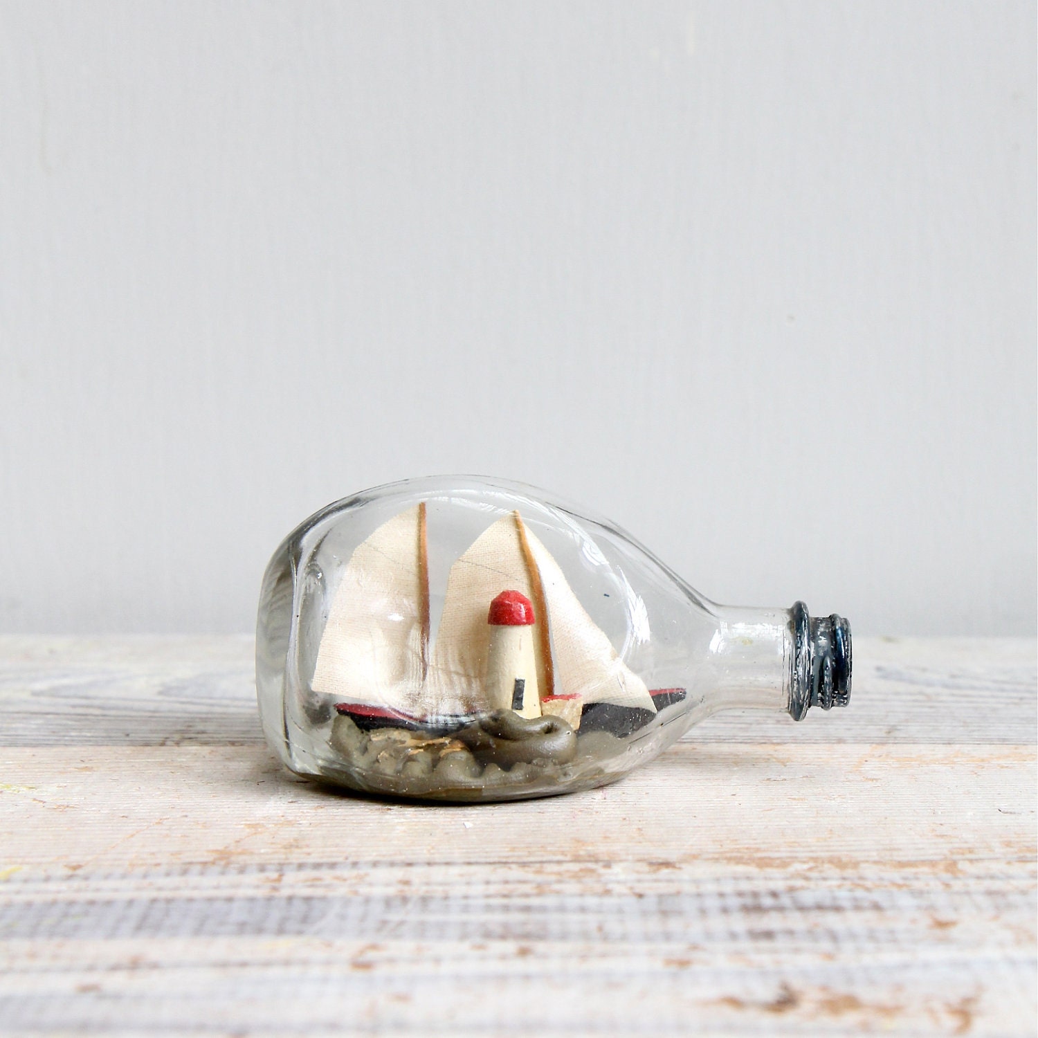 Vintage Ship in a Bottle