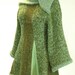 Sweater Tunic, Green Mohair, Size Medium- Large (10-12-14) Pixie Style
