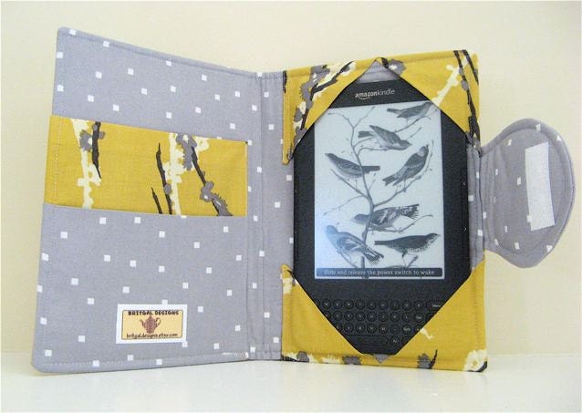 E-READER KINDLE 3 CASE Joel Dewberry Sparrow Fabrics