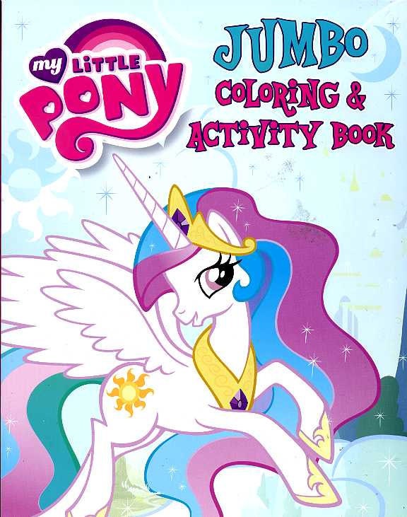 My Little Pony Jumbo Coloring Activity Book and Stickers for Children