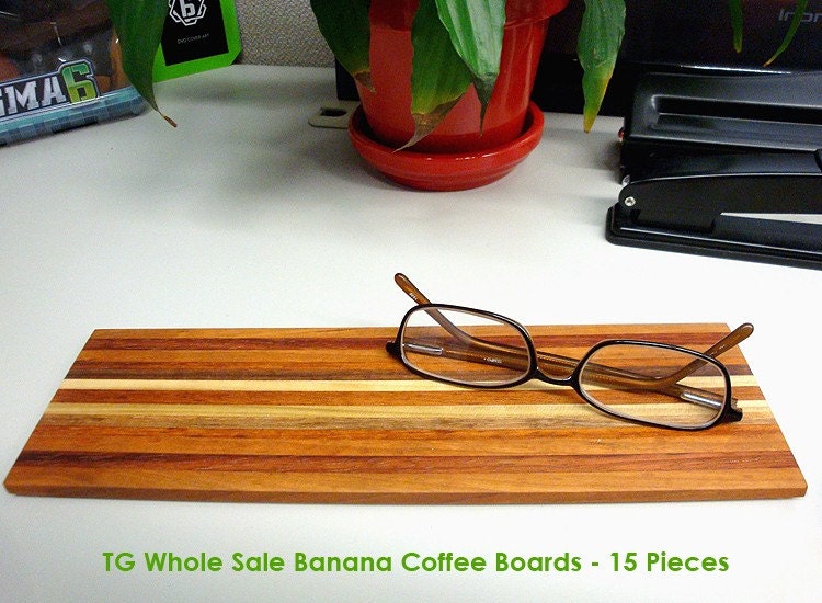 Handmade Whole Sale Banana Coffee Boards - 15 Pieces