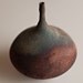 Raku Vase Miniature Porcelain Ceramic Pot Almeda Pottery