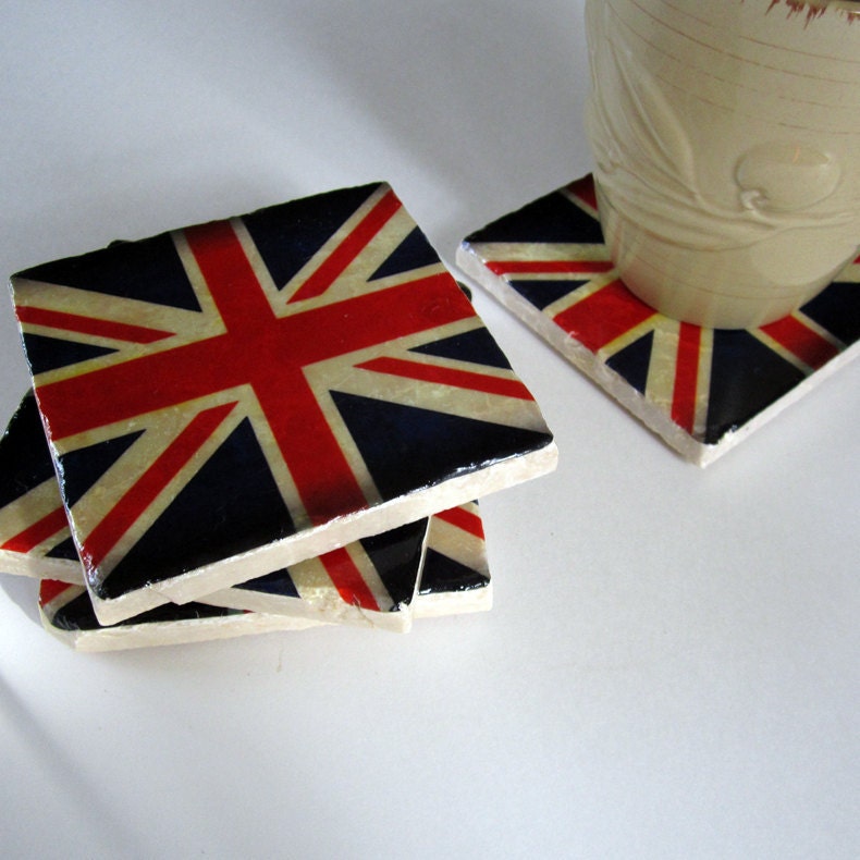 Union Jack Diamond Jubilee coasters (set of 4)