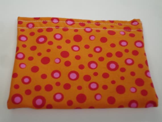 Orange and Red Speckles Snack Bag Free Shipping On Sale