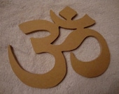 Om Aum Symbol Mosaic Base Craft Shape Handmade Half Inch thick