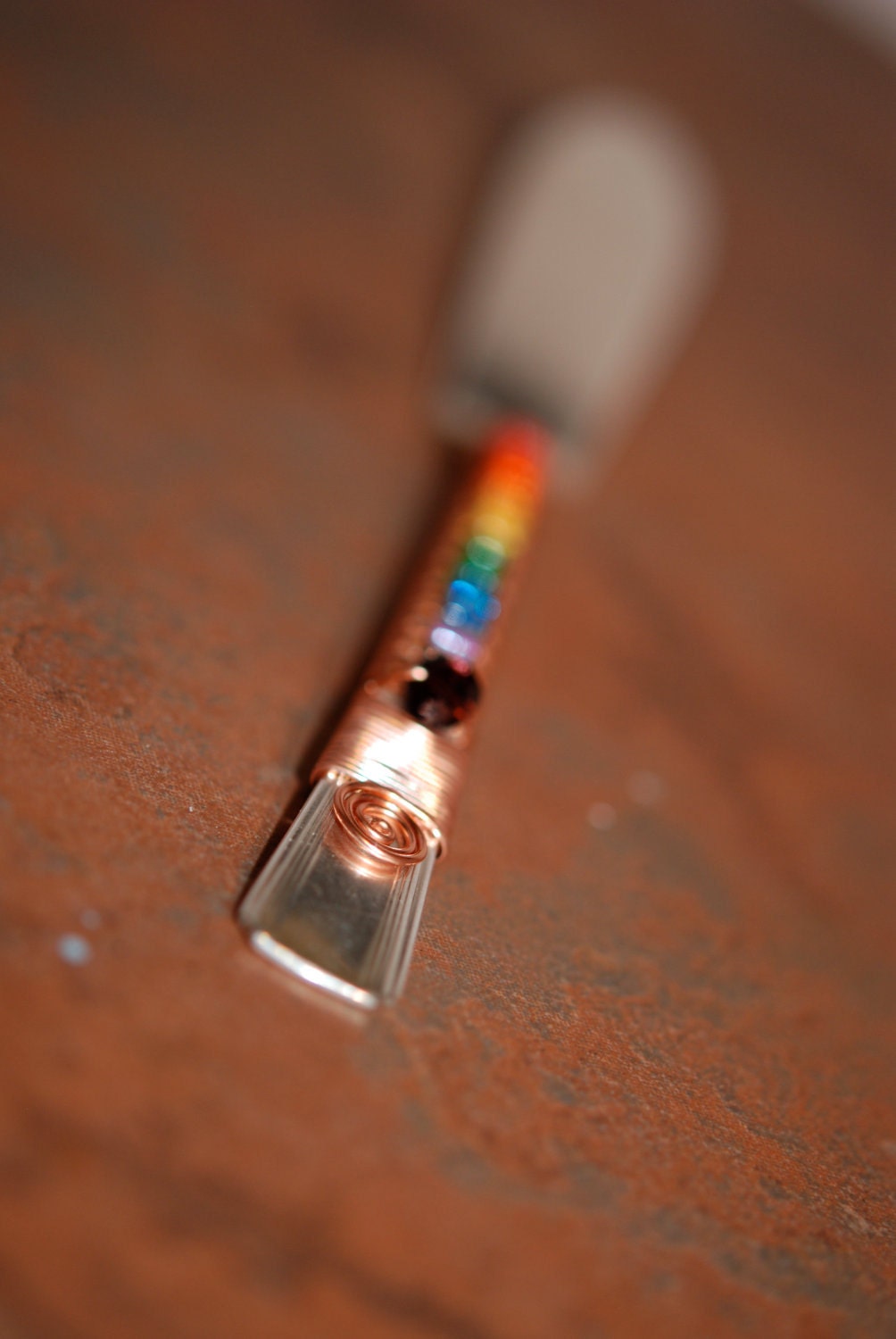 Rainbow Silver Knife