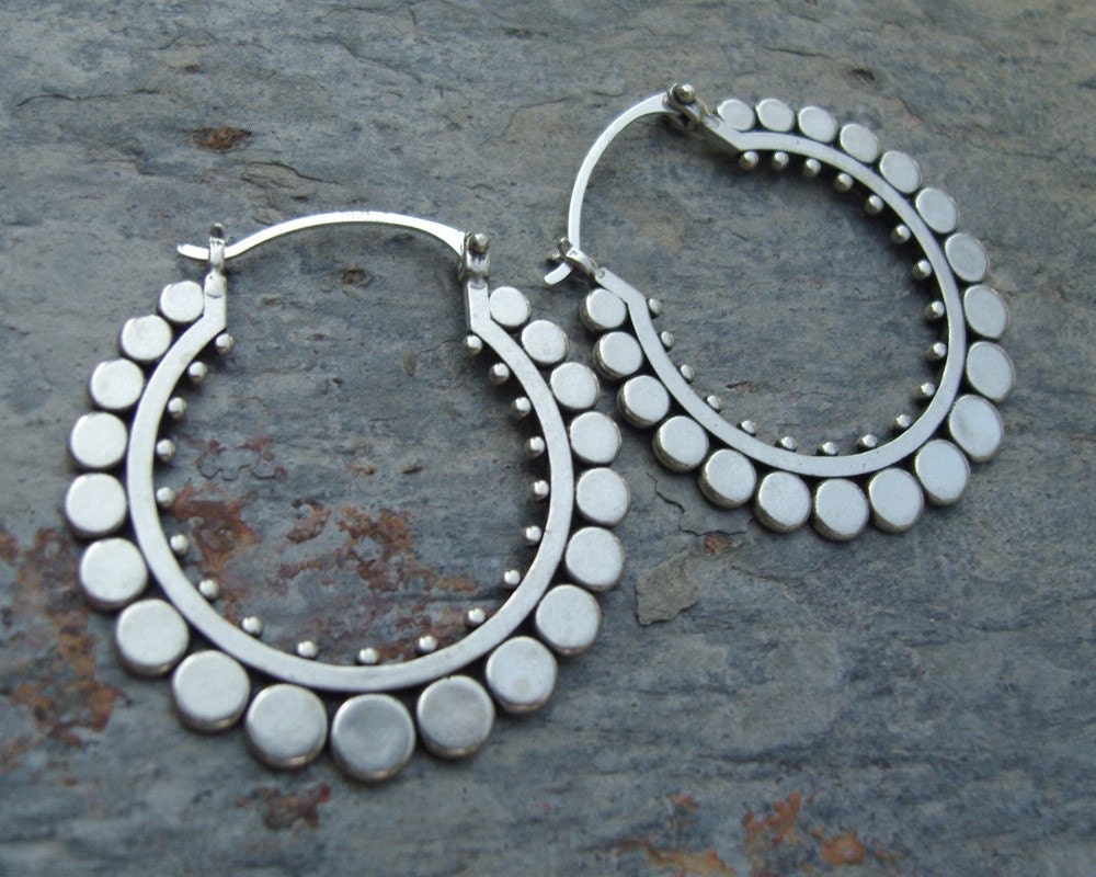 Large Sunflower Hoops