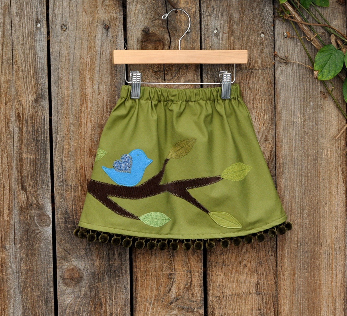 Girls and Toddlers Branch & Birdie Skirt